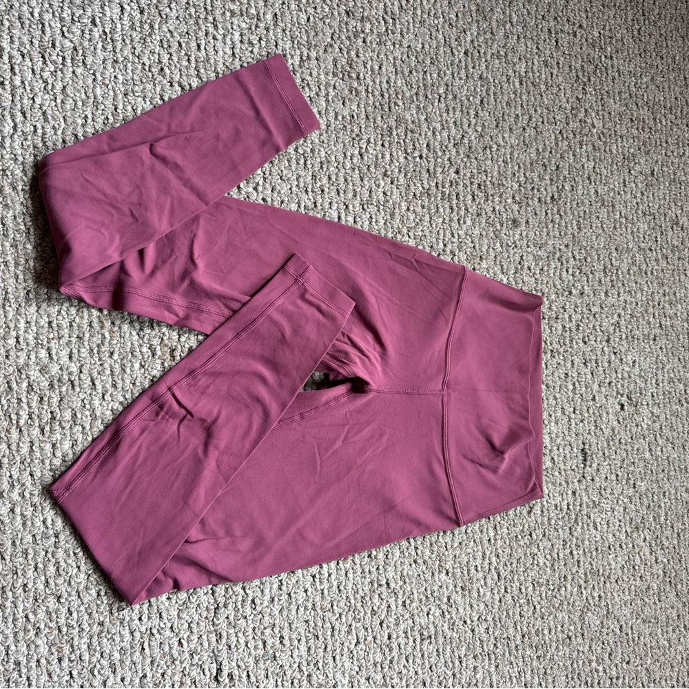 Pink Dusty Rose Lululemon align leggings - Picture 2 of 7